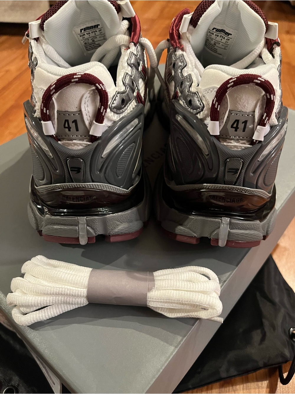 Balenciaga Runners burgundy - Picture 5 of 5